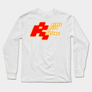 Ridge City FM 76.5 MHz Retro Gaming Video Game Long Sleeve T-Shirt